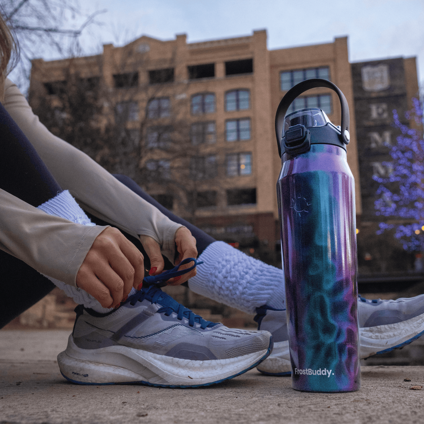 Bottle Buddy 32oz | Clemson Tigers | Skin + Budz Bundle